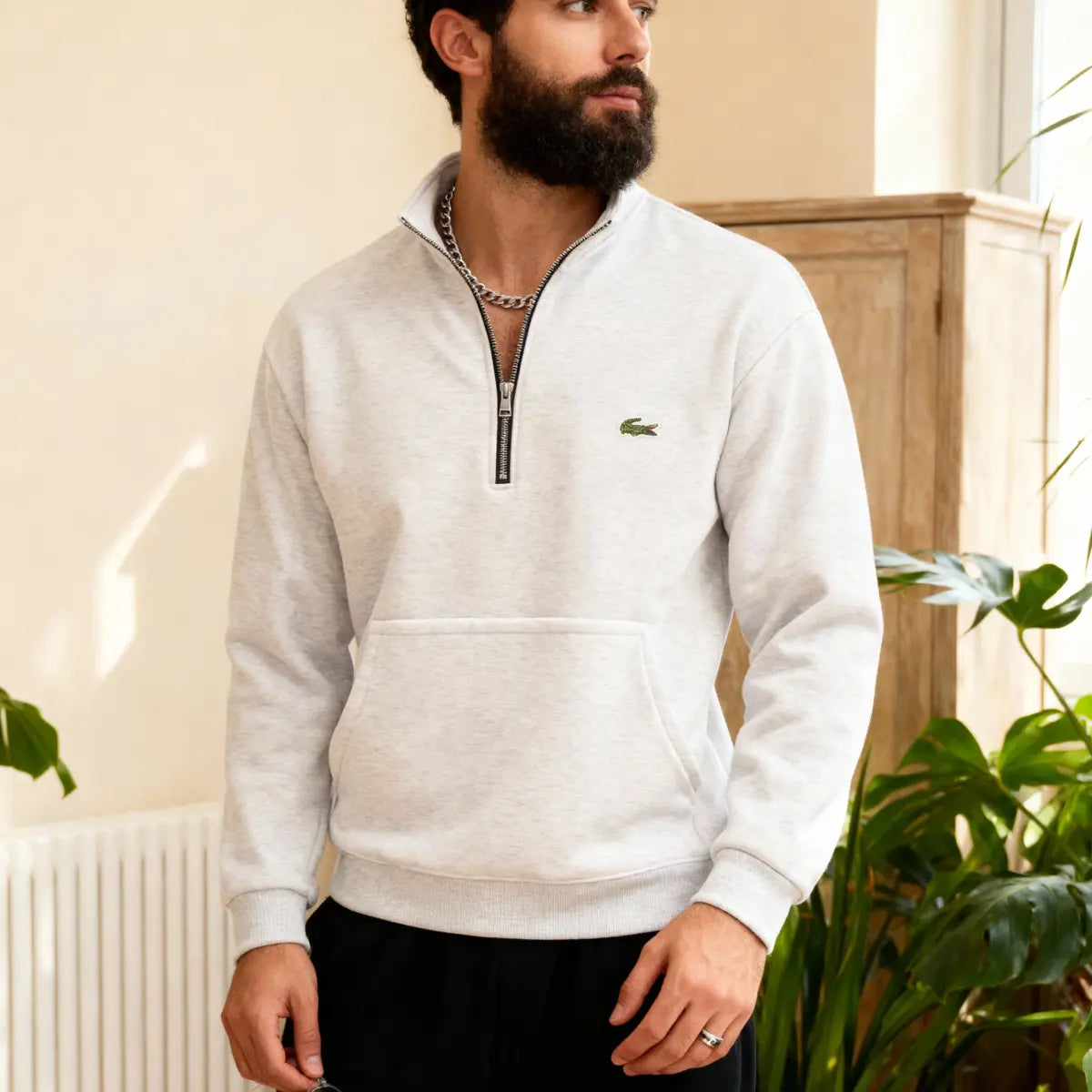 Demi-Zip Sweatshirt LC