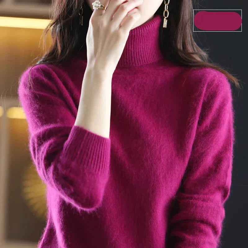 Sandra Cashmere Jumper - Fuchsia