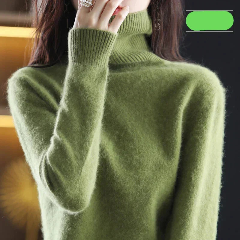 Sandra Cashmere Jumper - Army Green