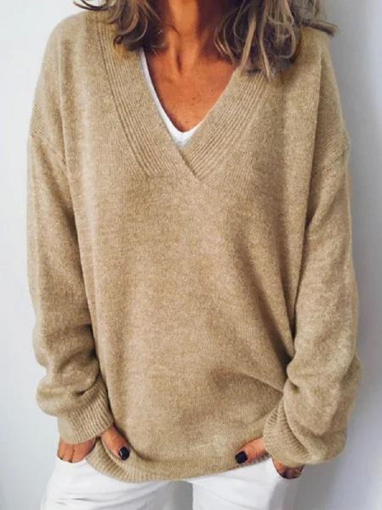 Vanessa Cashmere Blend Jumper - Camel