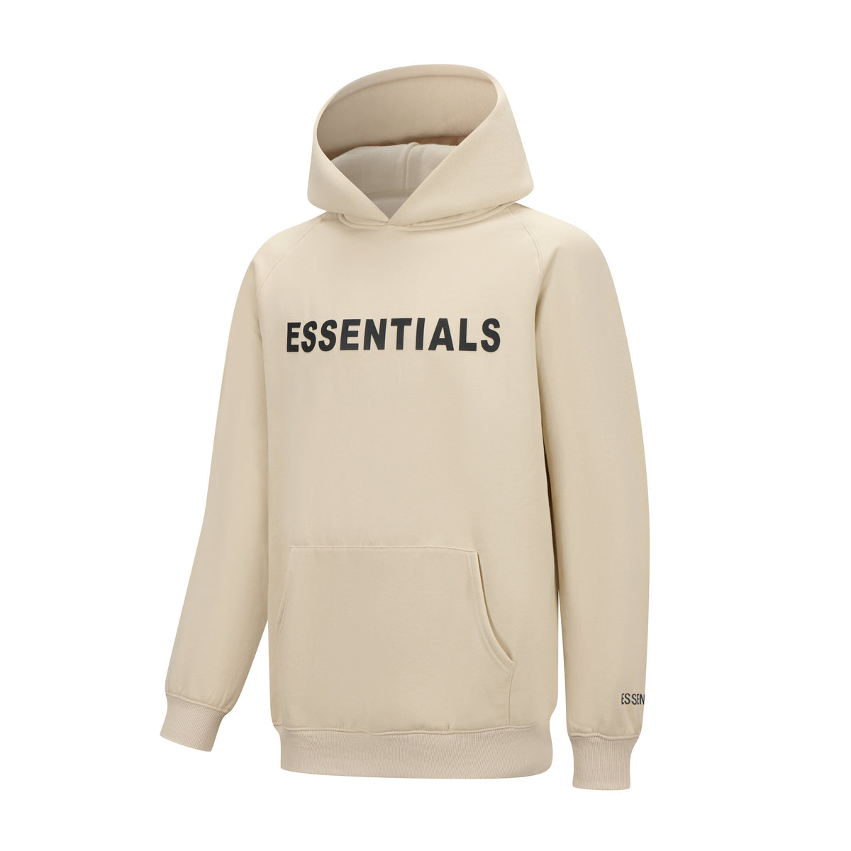 ES Hoodie - Cream Oversized Long-Sleeve Pullover Unisex