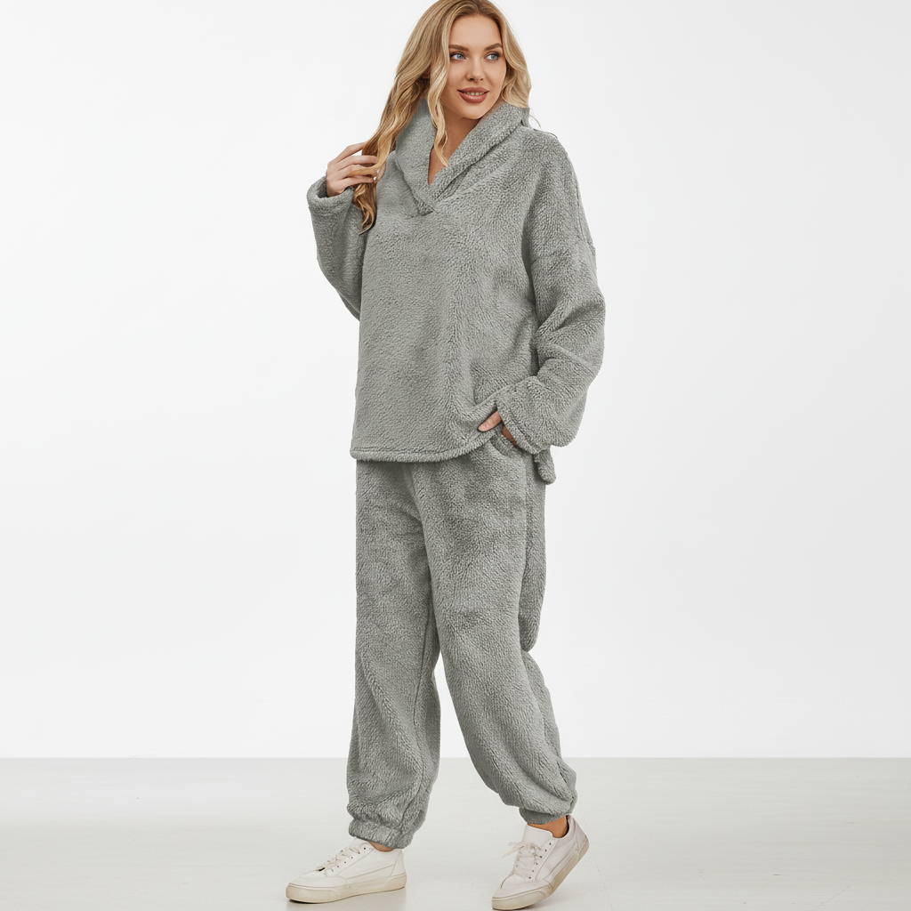 Nadia Teddy Fleece Loungewear Set