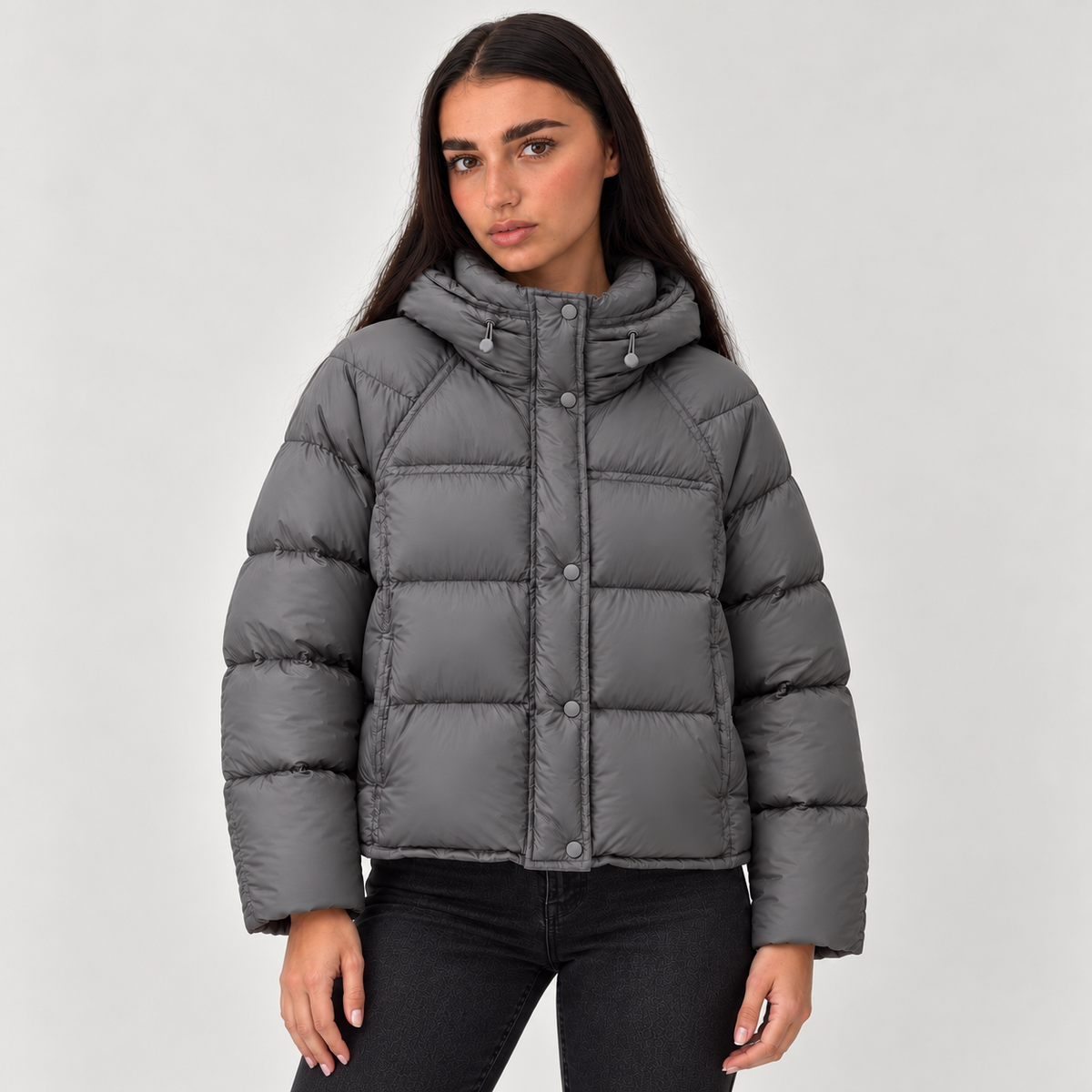 Carmen Padded Jacket - Grey