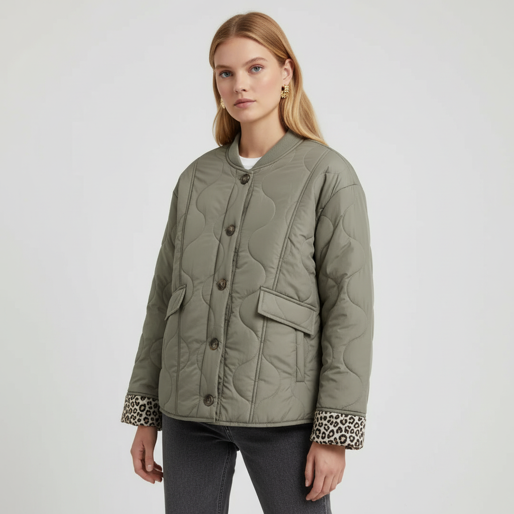 Primrose Quilted Jacket - Green