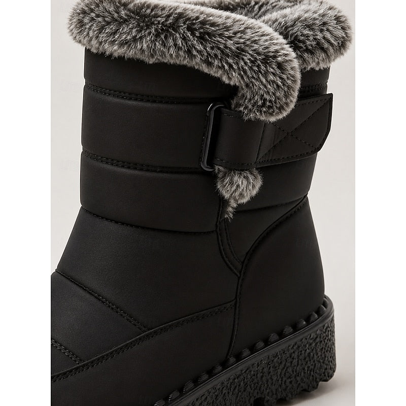 Henrietta Quilted Winter Ankle Boots