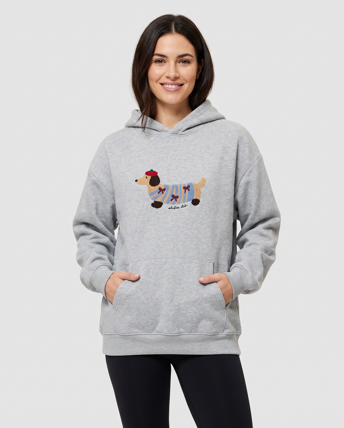 Delia Women's Oversized Hoodie - Grey