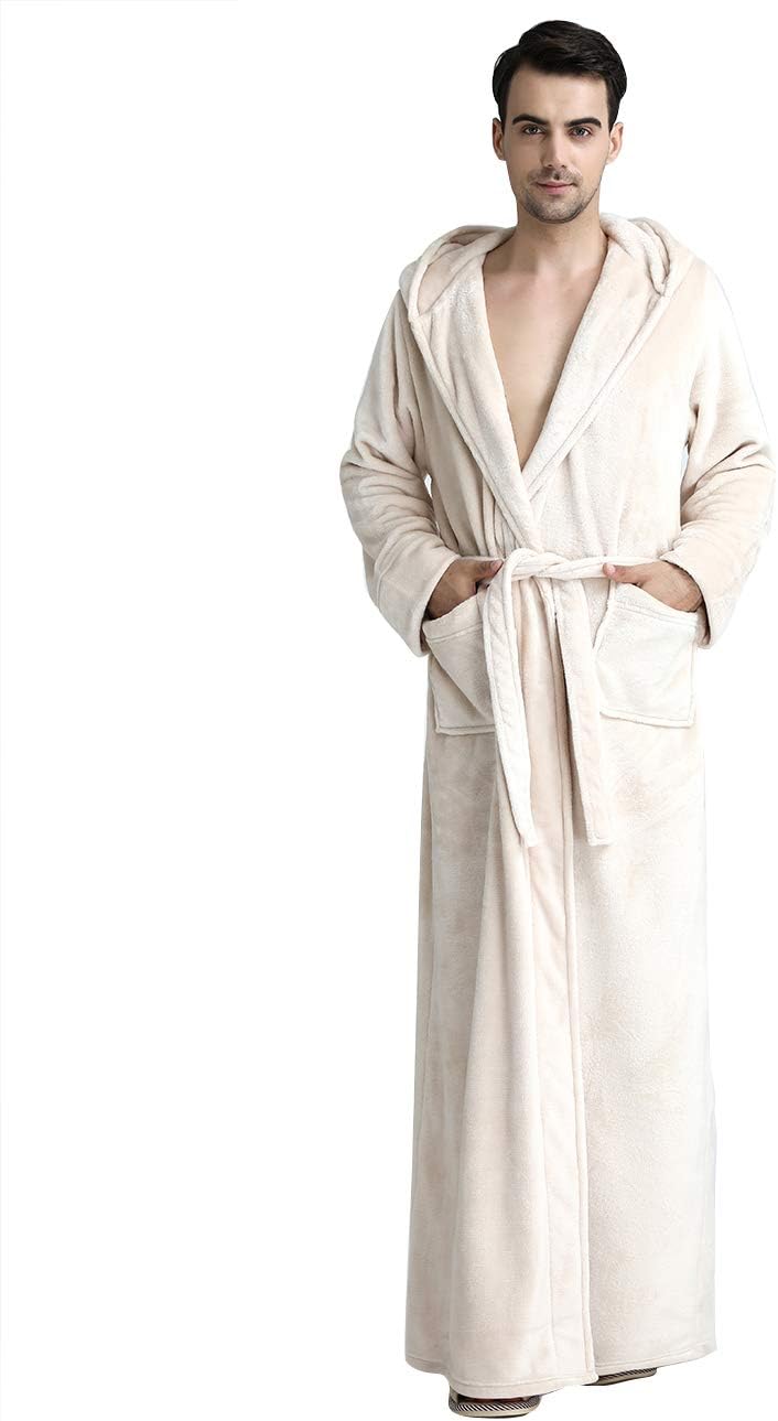Hilda Long Fleece Hooded Dressing Gown