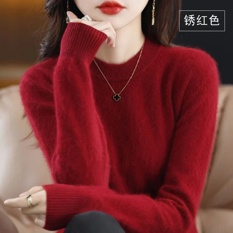 Susan Cashmere Jumper - Burgundy