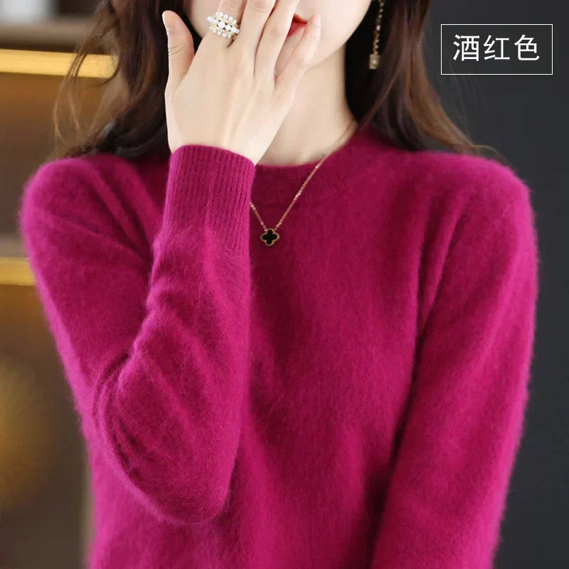Susan Cashmere Jumper - Fuchsia