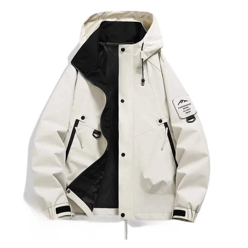 Rebecca Ski Jacket - Beige White