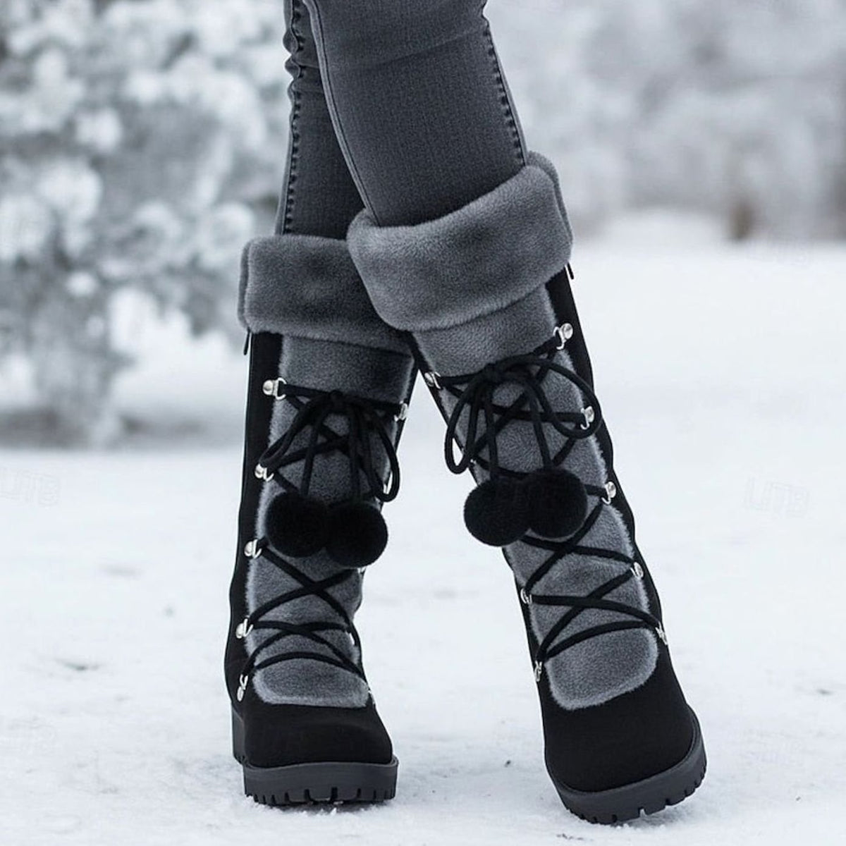 Pauline Faux Suede Winter Boots