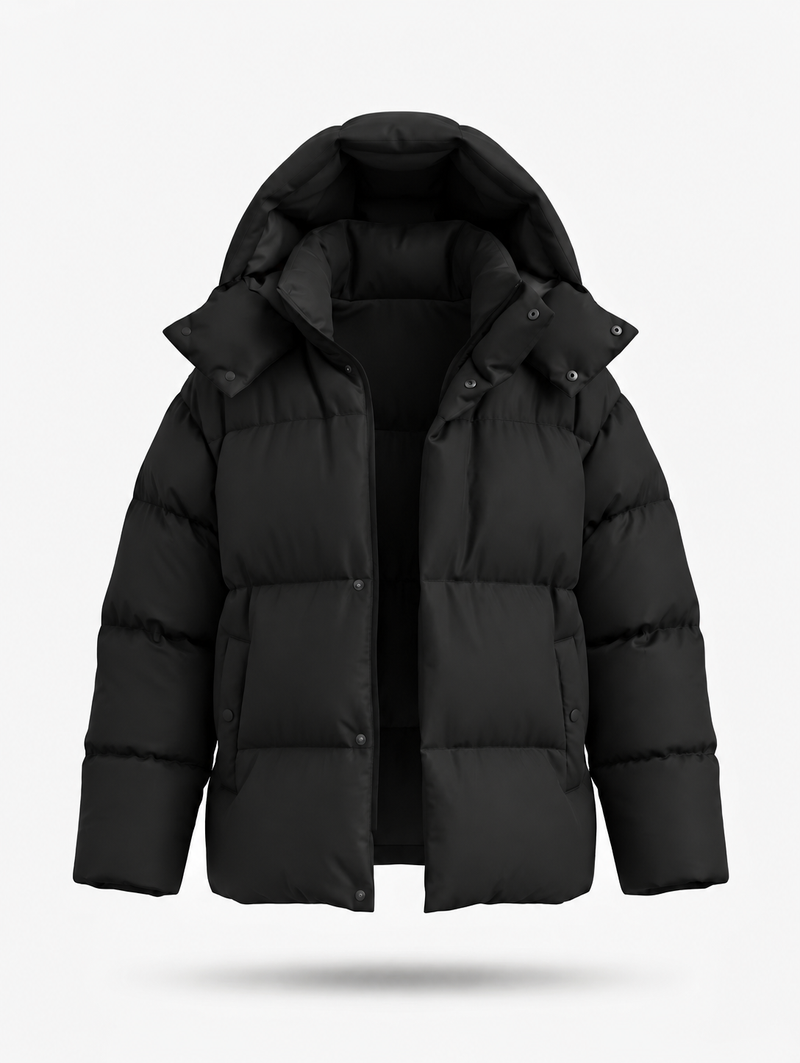 Posy Women's Winter Puffer Jacket - Black