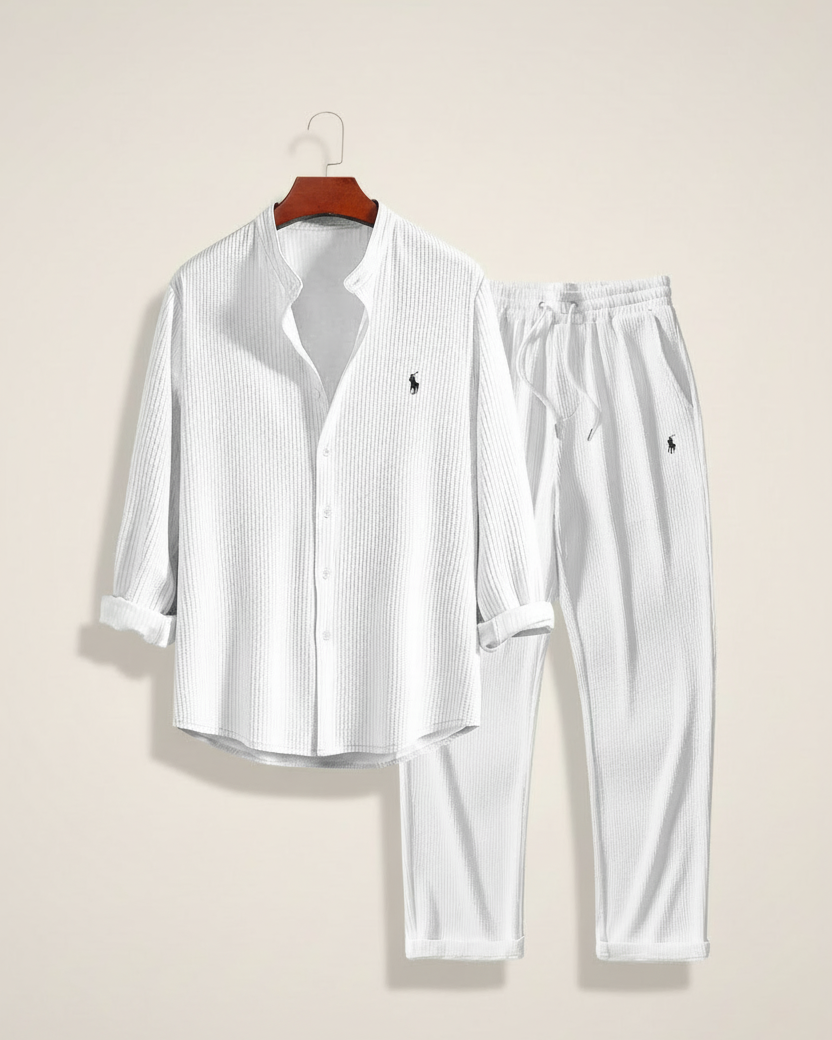 RL 'Amalfi' Resort Set - Premium Linen-Blend Duo