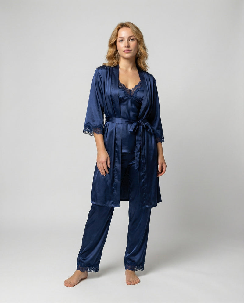 Octavia Women's Satin Pyjama Lounge Set