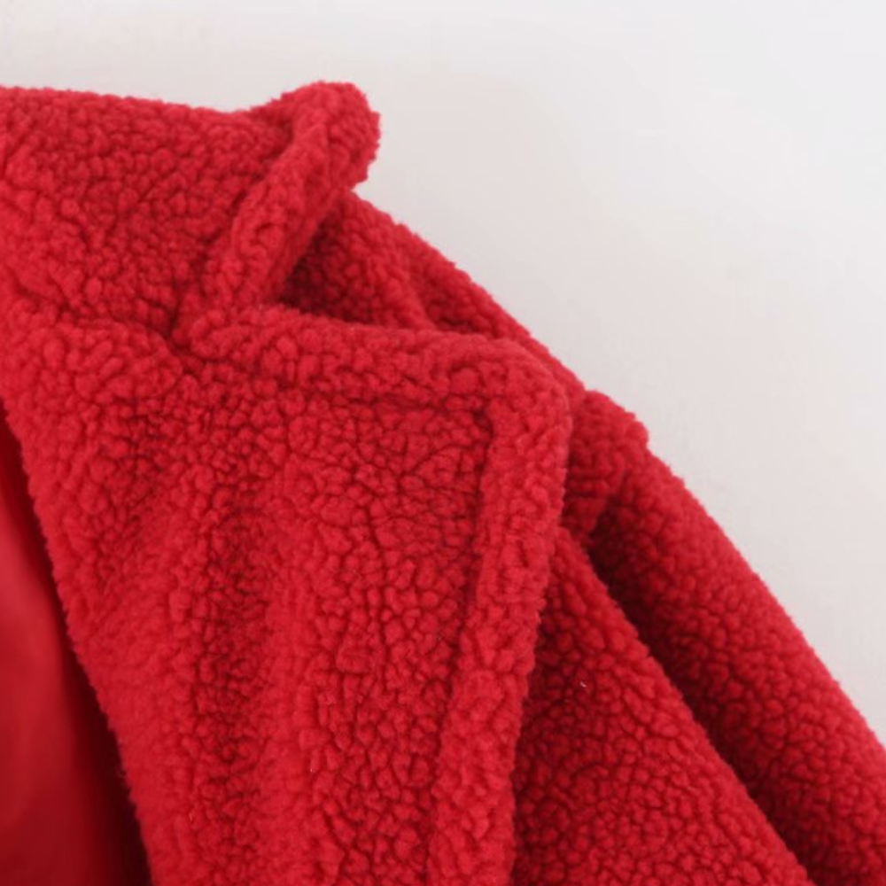 Juno Women's Winter Teddy Fleece Jacket