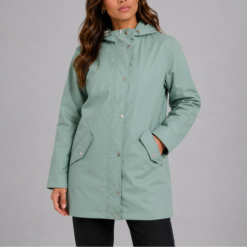 Freya Women's Waterproof Coat - Green