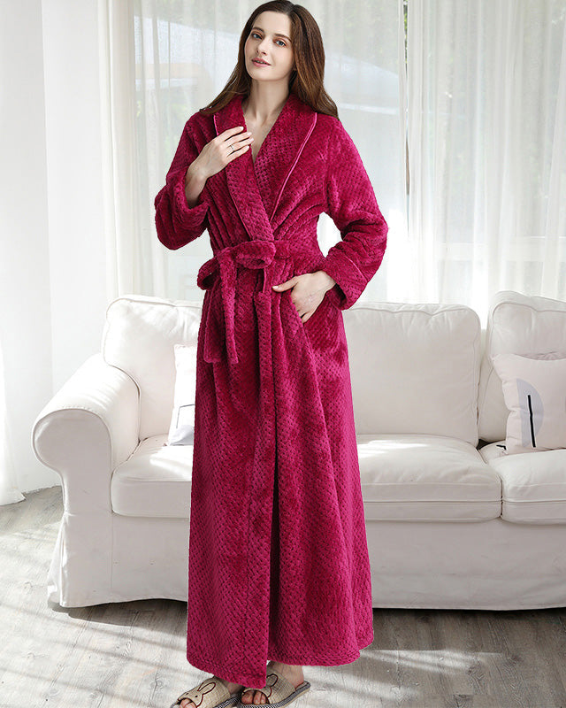 Marcia Long Flannel Dressing Gown