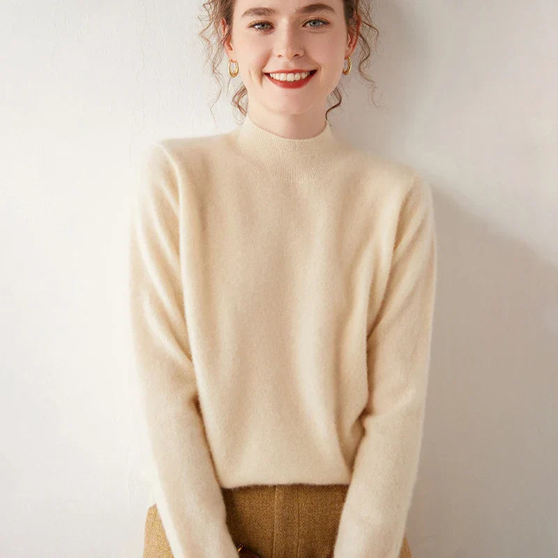 Pearl Women's Cashmere Jumper - Cream