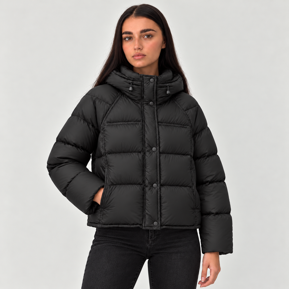 Carmen Padded Jacket - Black