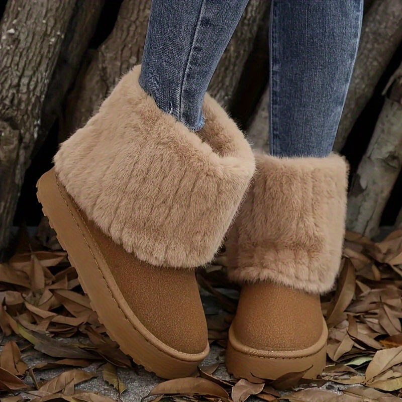 Dorothy Faux Suede Winter Ankle Boots