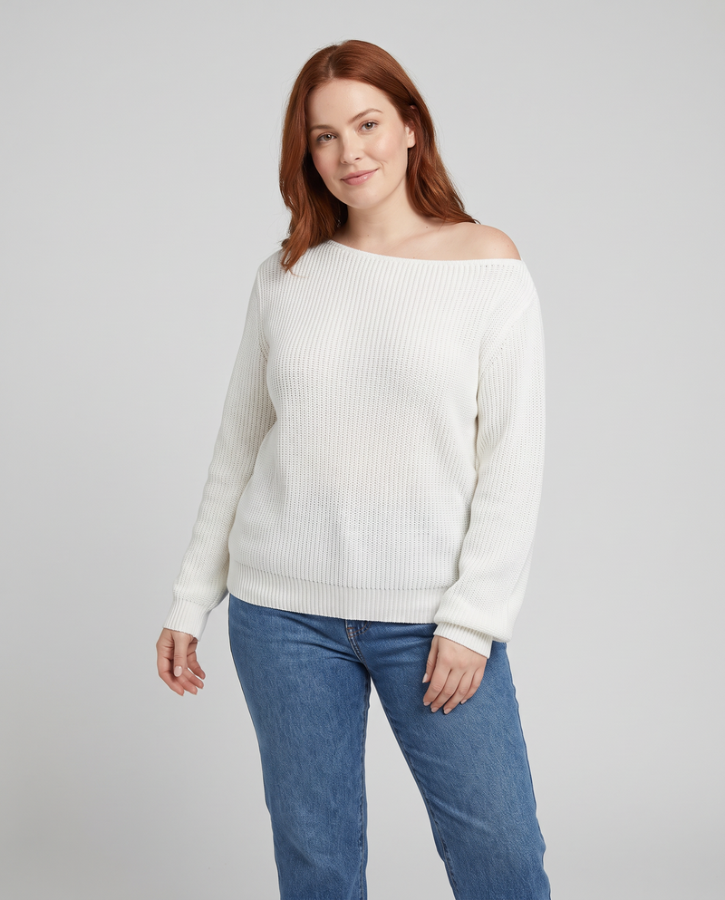 Camille Knit in Ivory