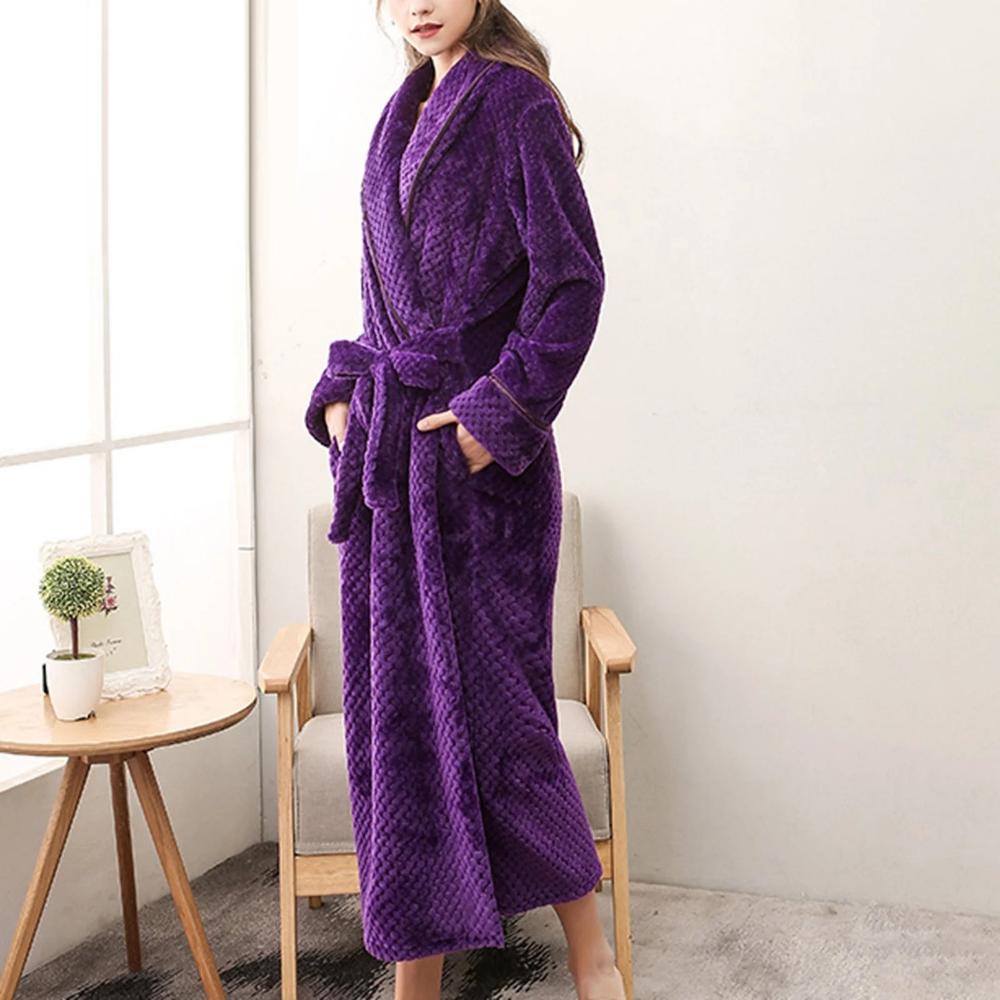 Sheila Long Fleece Dressing Gown