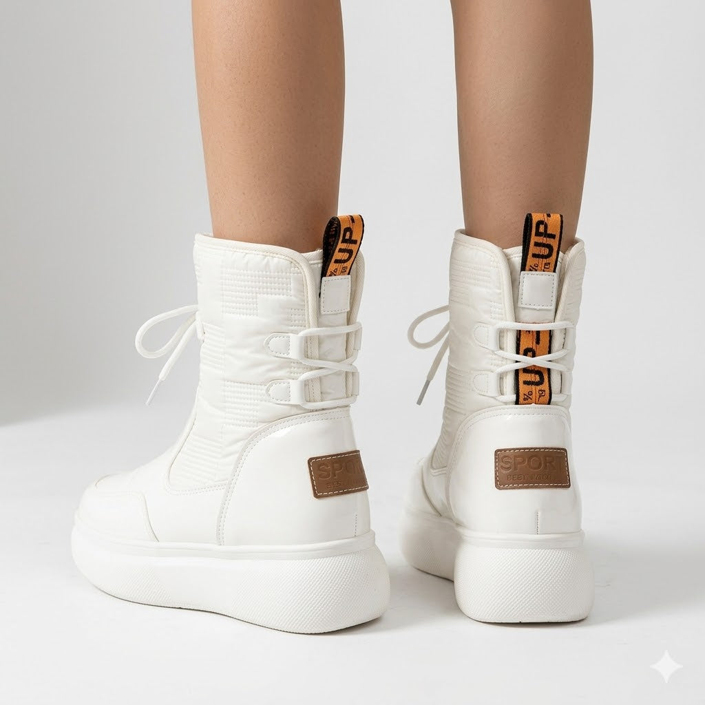 Gwyneth Waterproof Winter Boots - White