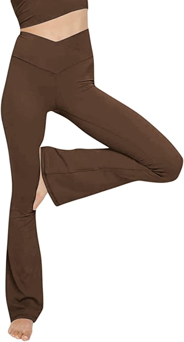 Mary Flare Leggings - Brown