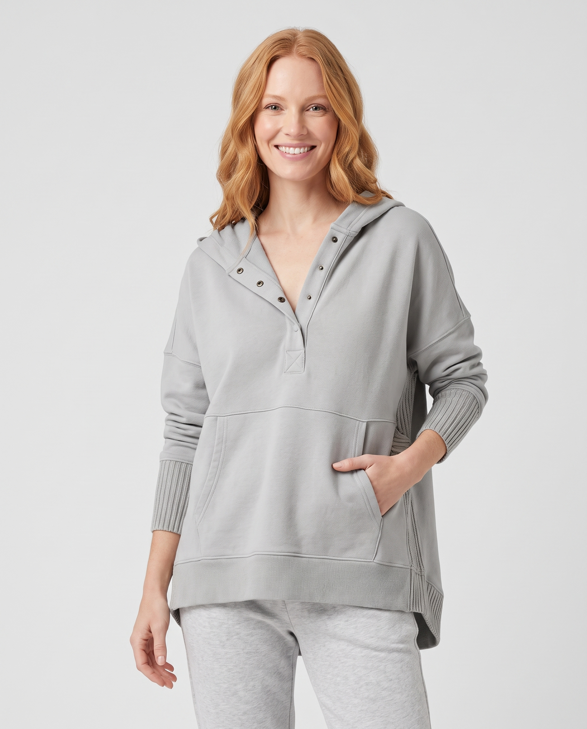 Kirsty Women's Oversized Hoodie - Grey