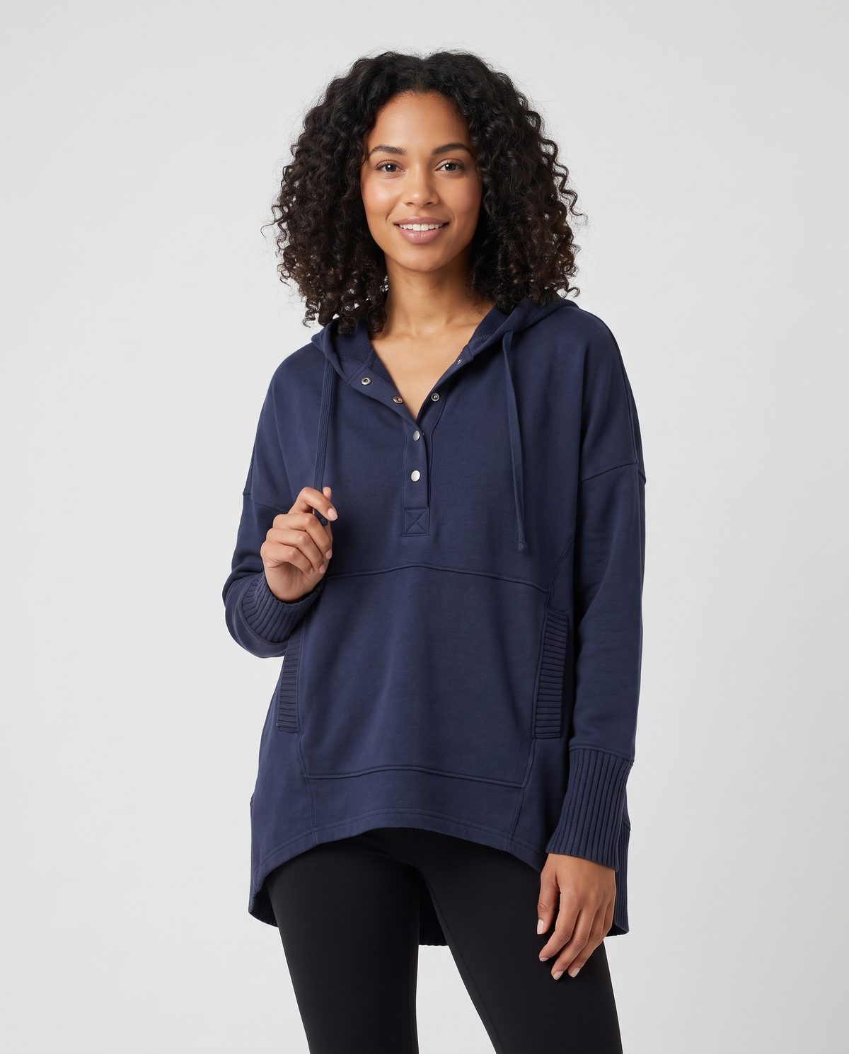Kirsty Women's Oversized Hoodie - Navy Blue