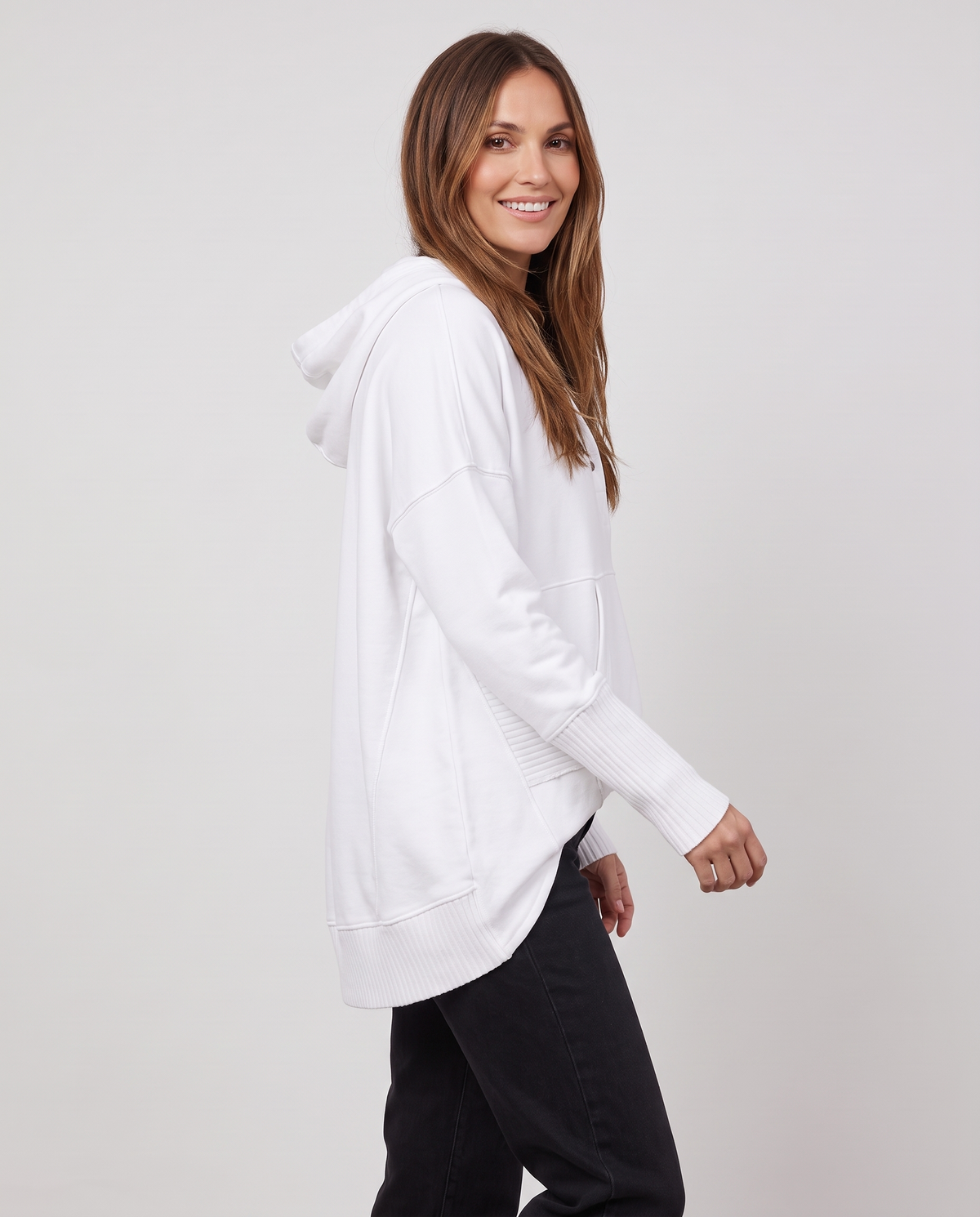 Kirsty Women's Oversized Hoodie - White