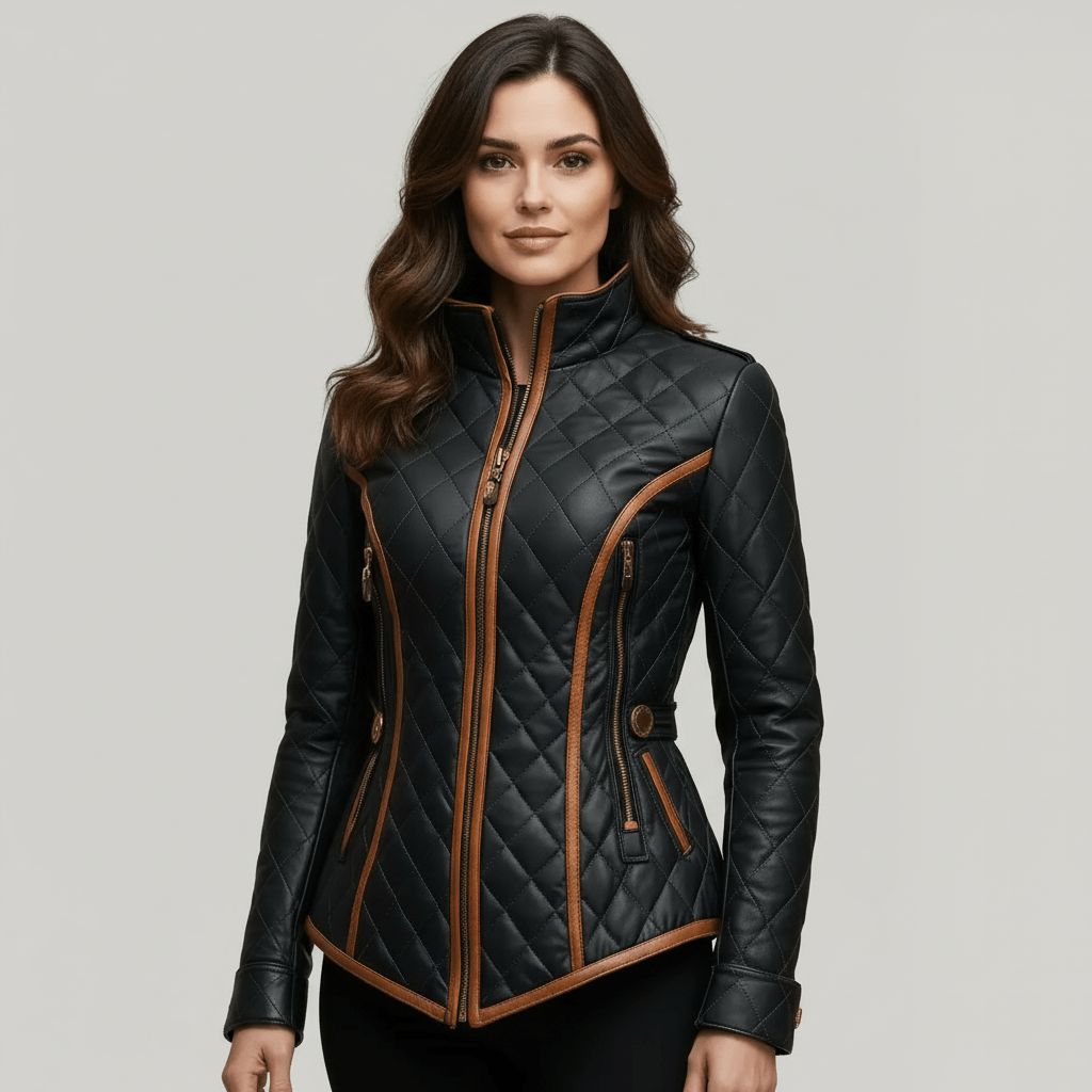 Zara Fitted Quilted Jacket