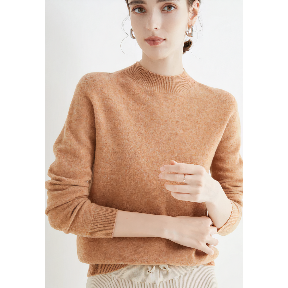 Sonia Cashmere Jumper - Gold