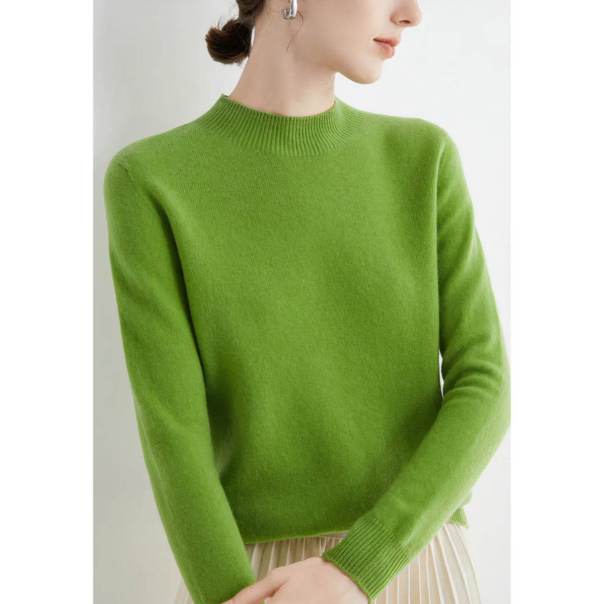 Sonia Cashmere Jumper - Light Green