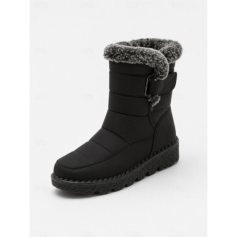 Henrietta Quilted Winter Ankle Boots