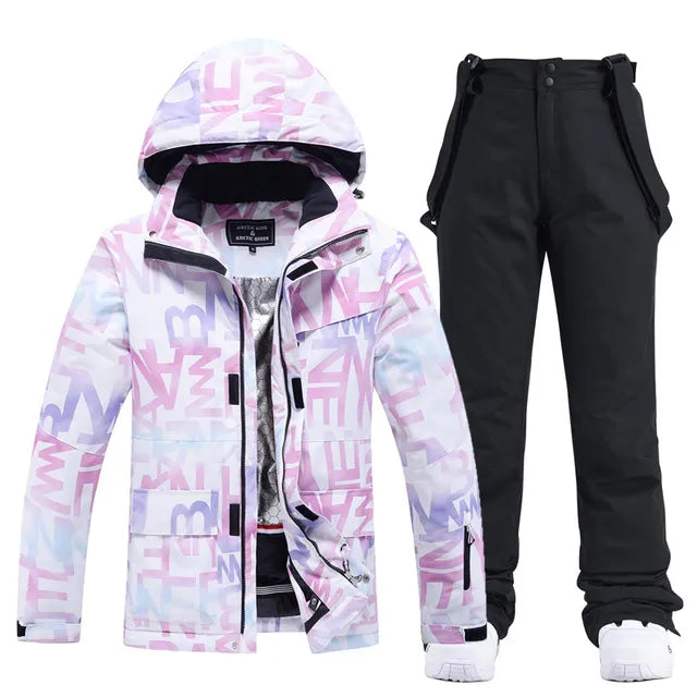 Stella Ski Jacket - Purple/Black