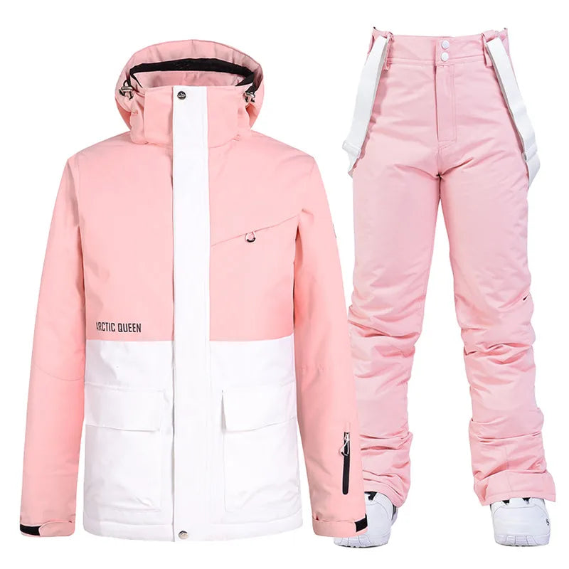 Davina Ski Jacket - Pink Full Set