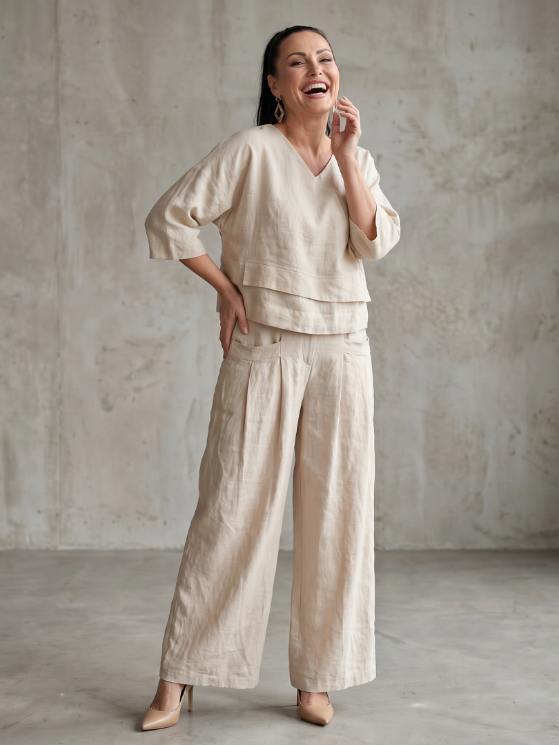 Diana Loungewear Set - Beige