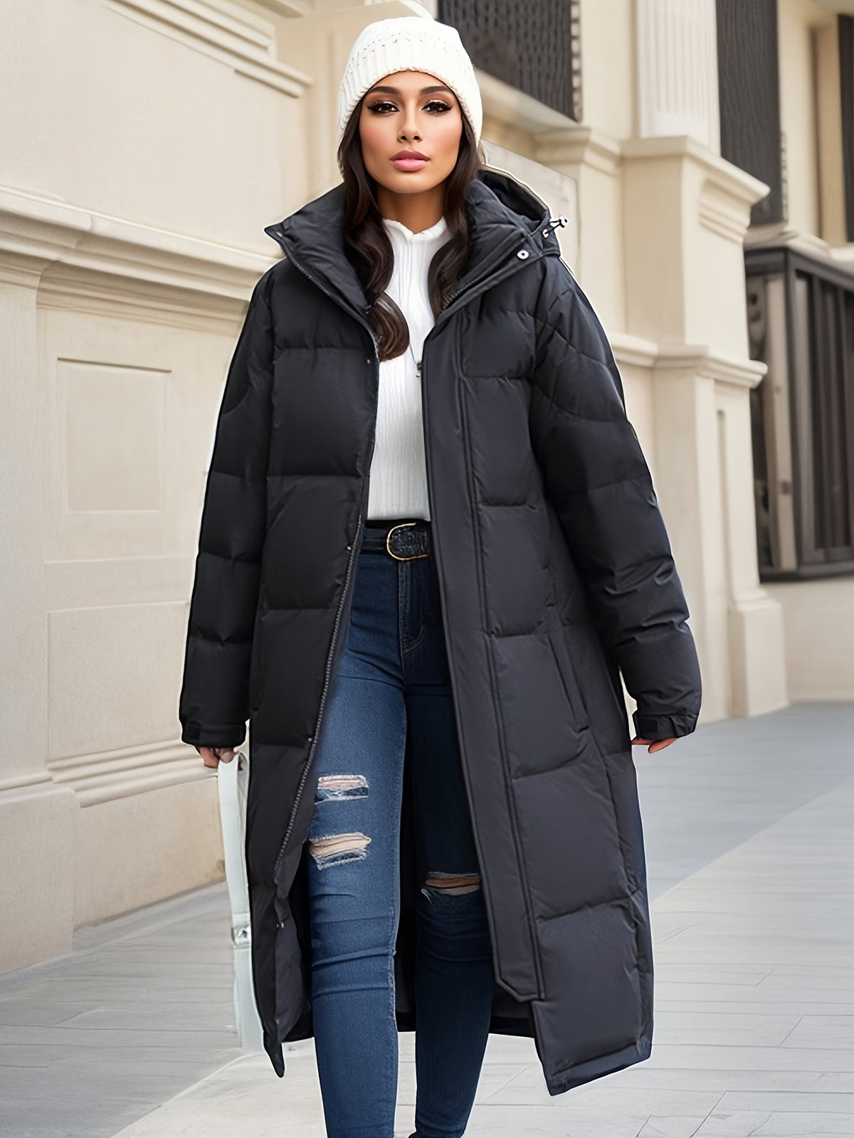 Lucinda Long Puffer Winter Coat