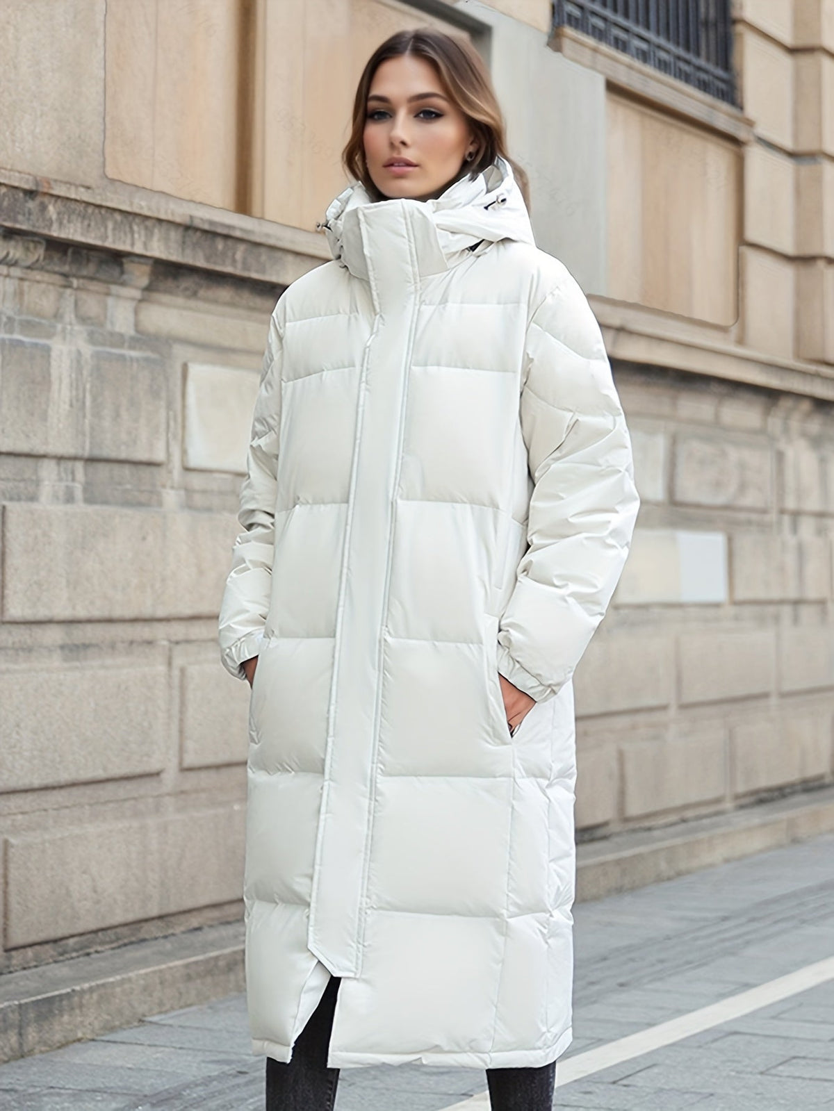 Lucinda Long Puffer Winter Coat